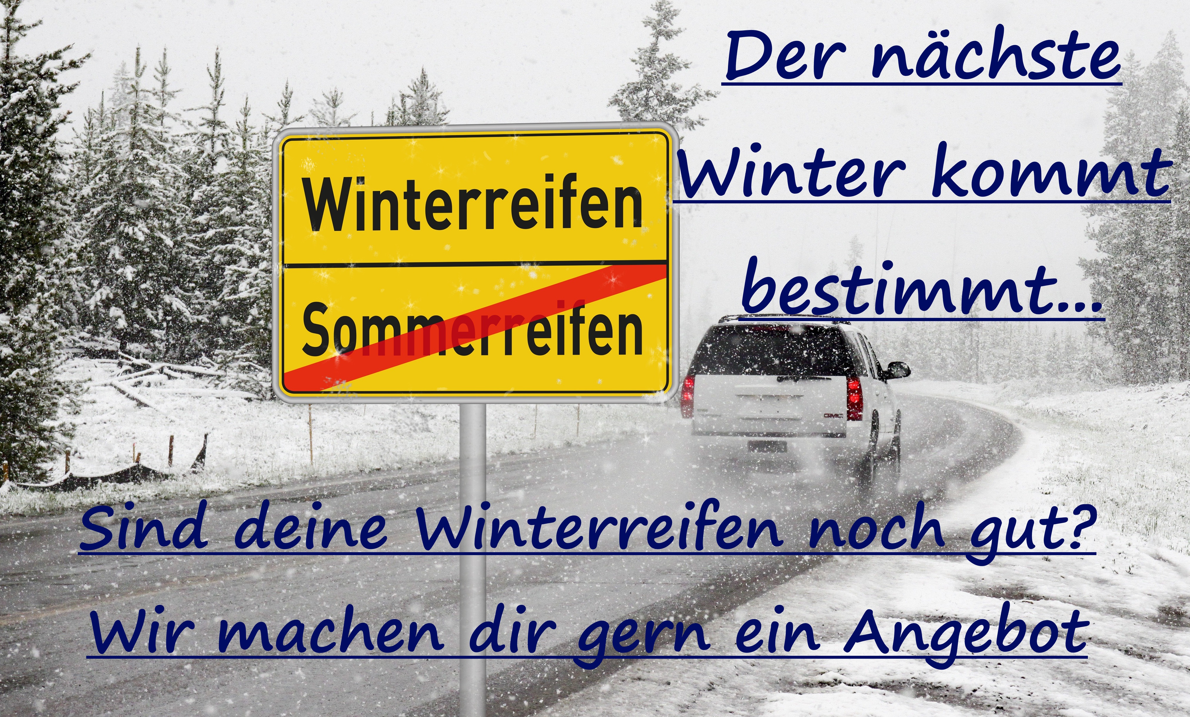 Sommerreifen Winterreifen Räderwechsel
